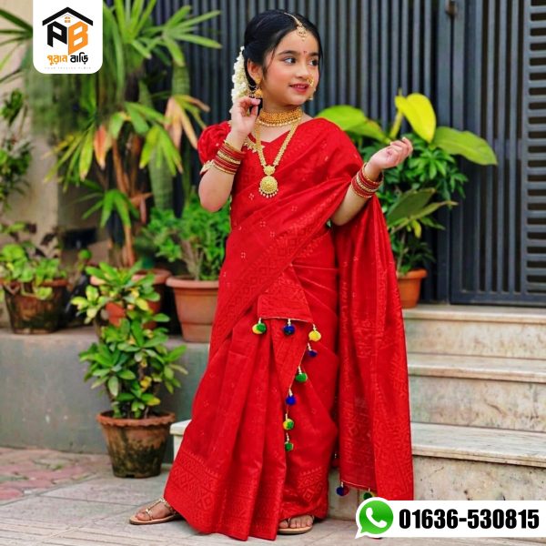 বেবি জামদানী শাড়ি