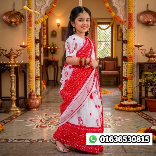 বেবি রেডি শাড়ি, ধুপিয়ান কটন শাড়ি
